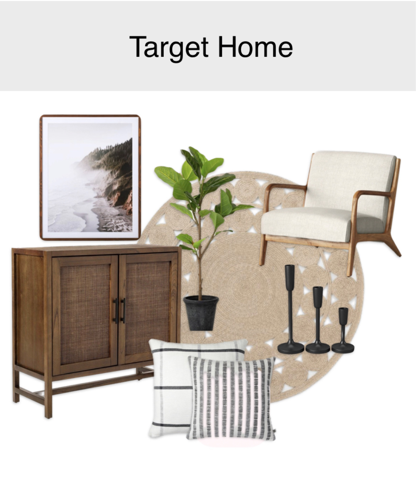 Target home decor, Target Hearth and Hand, Target McGee & Co, Target foyer decor, Target living room decor, Target console, Target chair, wall art

#LTKhome #LTKunder50 #LTKFind