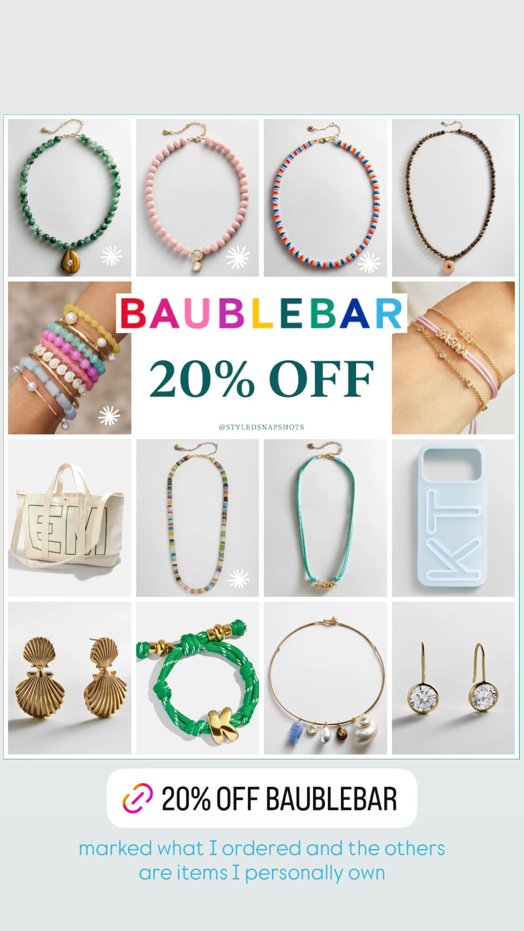 20% off Baublebar!! Ends Friday 

fun jewelry, personalized necklace

#LTKSaleAlert