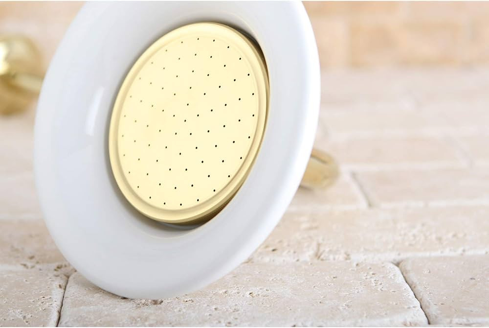 Kingston Brass P60PB Designer Trimscape Victorian Sunflower Showerhead, Polished Brass 6.25 x 6.2... | Amazon (US)