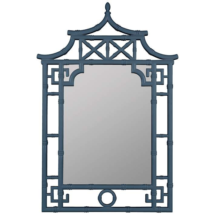 Shing Denim Wall Mirror | Lamps Plus