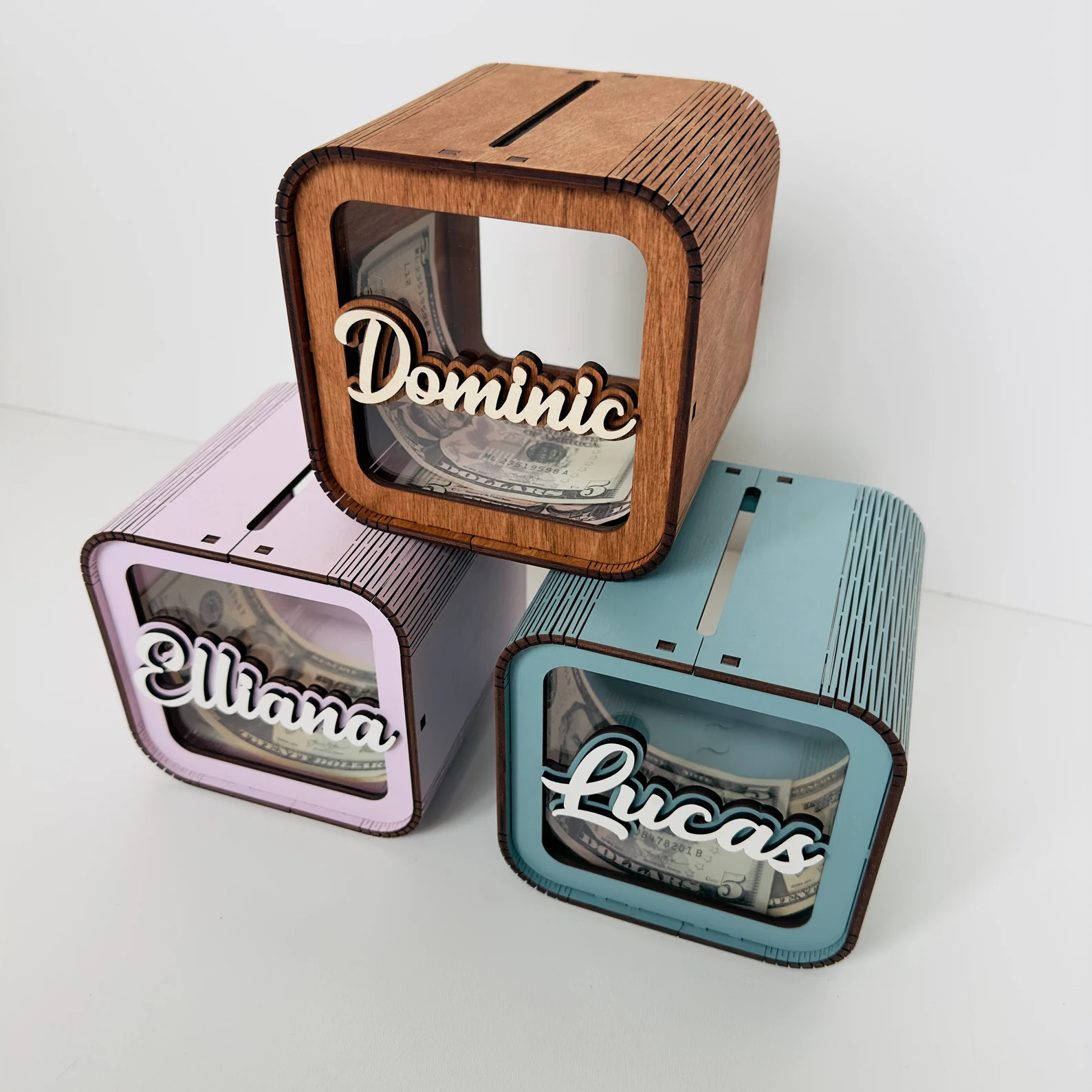 Personalized Piggy Bank, Kids Bank, Money Box, Name Piggy Bank, Wooden Cash Box, Gifts for Kids, ... | Etsy (US)