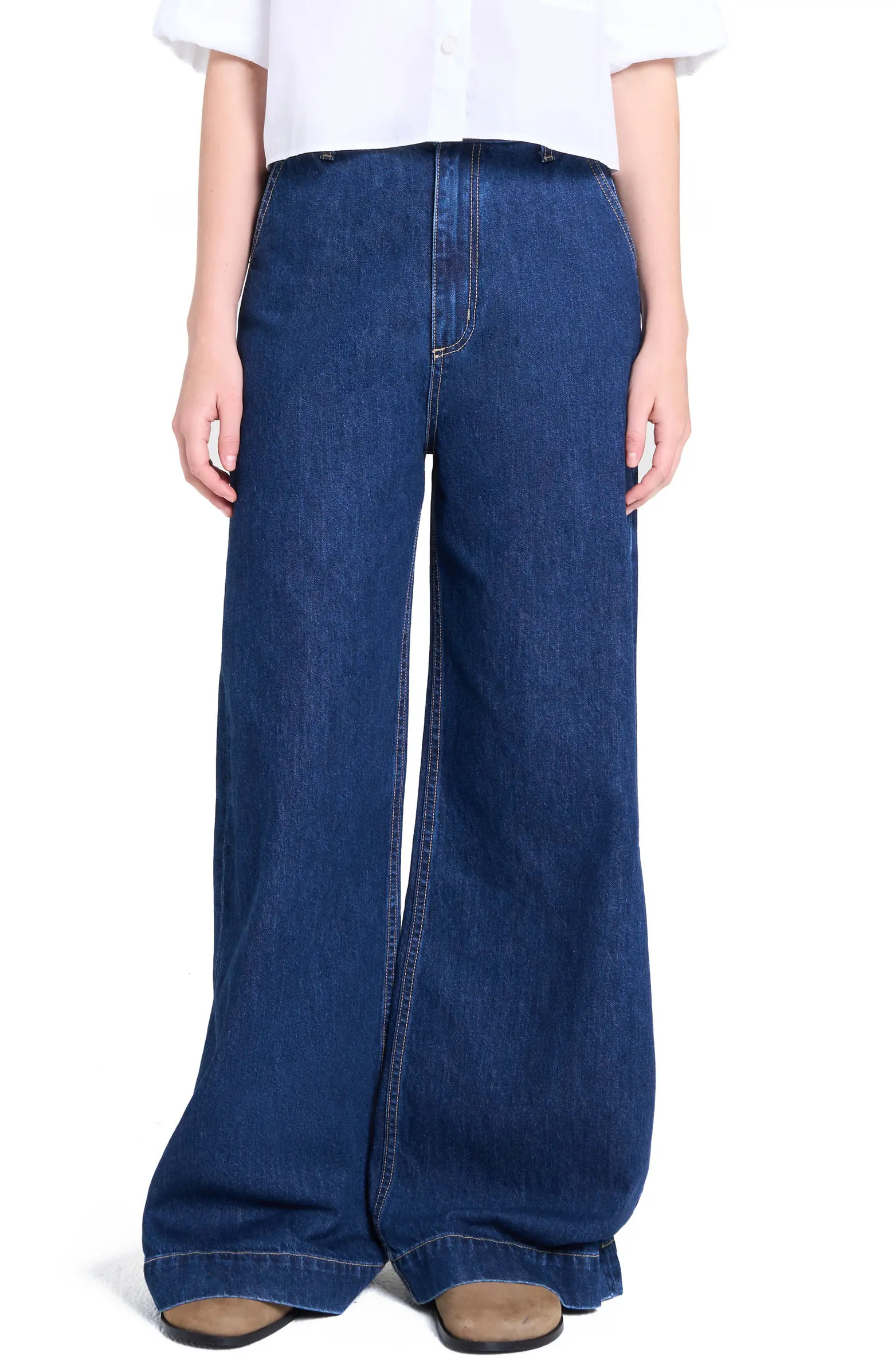 TWP McDougal Wide Leg Jeans | Nordstrom | Nordstrom