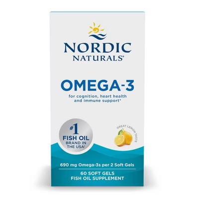 Nordic Naturals Omega-3 Softgels Dietary Supplement - 60ct | Target