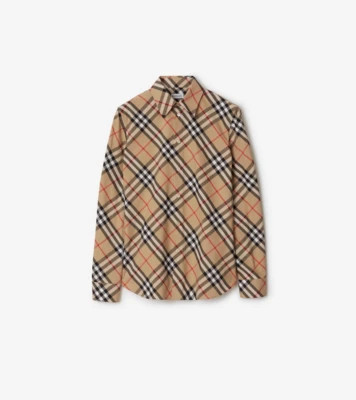 Slim Fit Check Cotton Shirt | Burberry (US)
