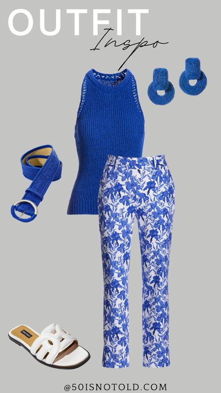 Blue and white outfit idea | summer outfit idea | spring outfit idea 

#LTKWorkwear #LTKStyleTip #LTKShoeCrush