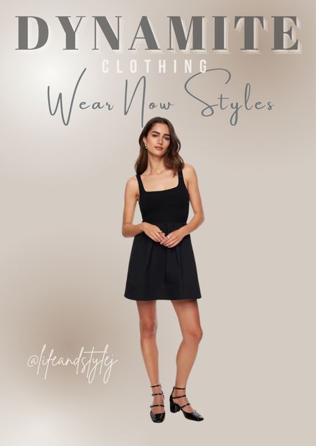Make a statement with this Mixed Media Flare Mini Dress, a stylish and contemporary choice for your romantic evening. This dress combines different fabrics or textures for a modern twist on a classic silhouette. With its flared skirt and mini length, it exudes playful charm and femininity, perfect for dancing the night away. 