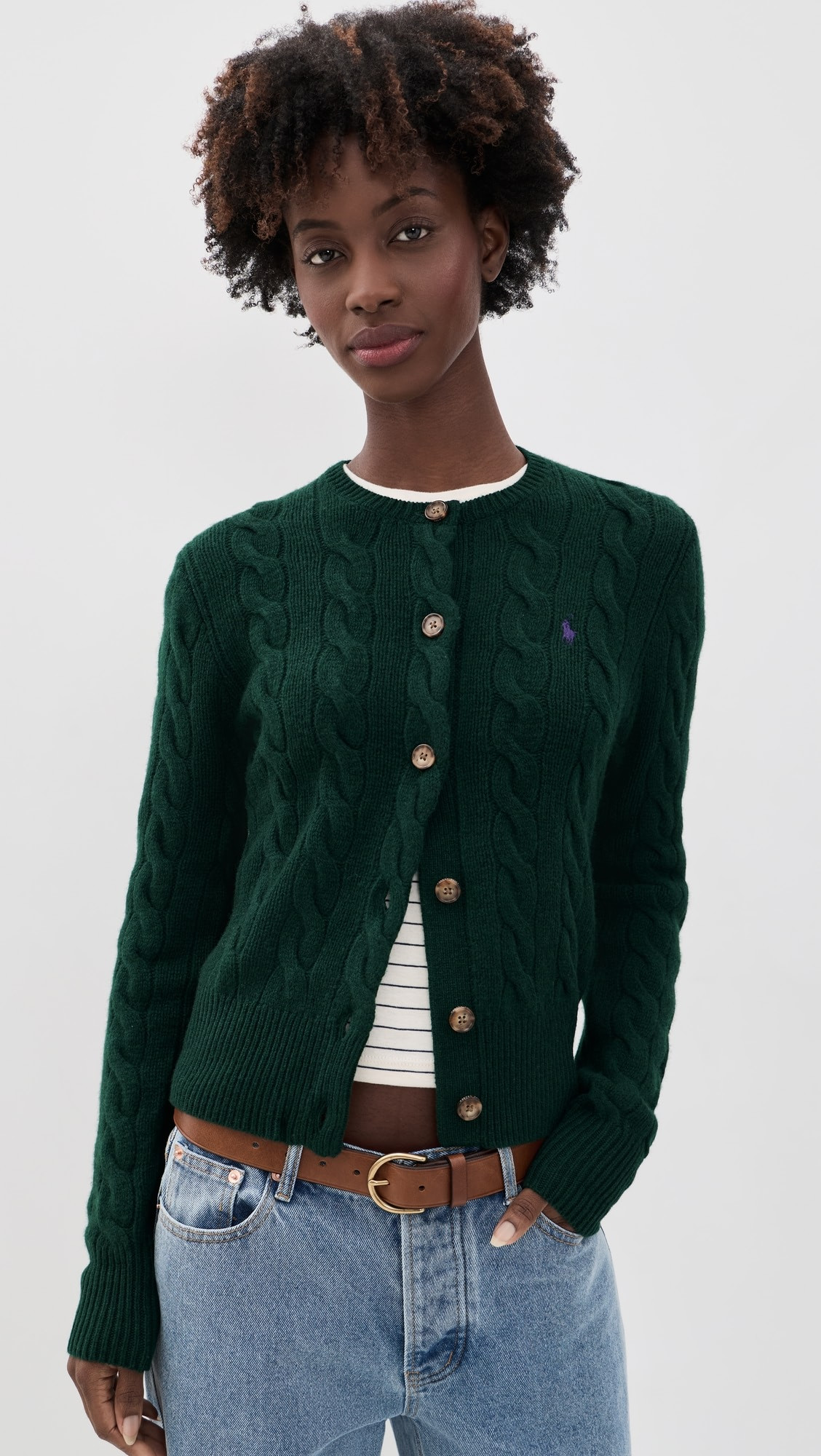 Polo Ralph Lauren Cable Knit Cardigan | Shopbop | Shopbop