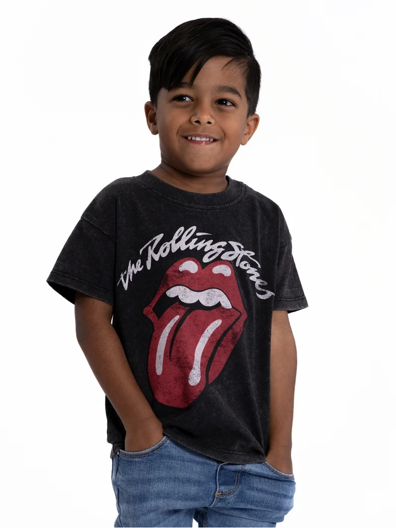The Rolling Stones Toddler Short Sleeve Crewneck Tee, Sizes 12M-5T | Walmart (US)
