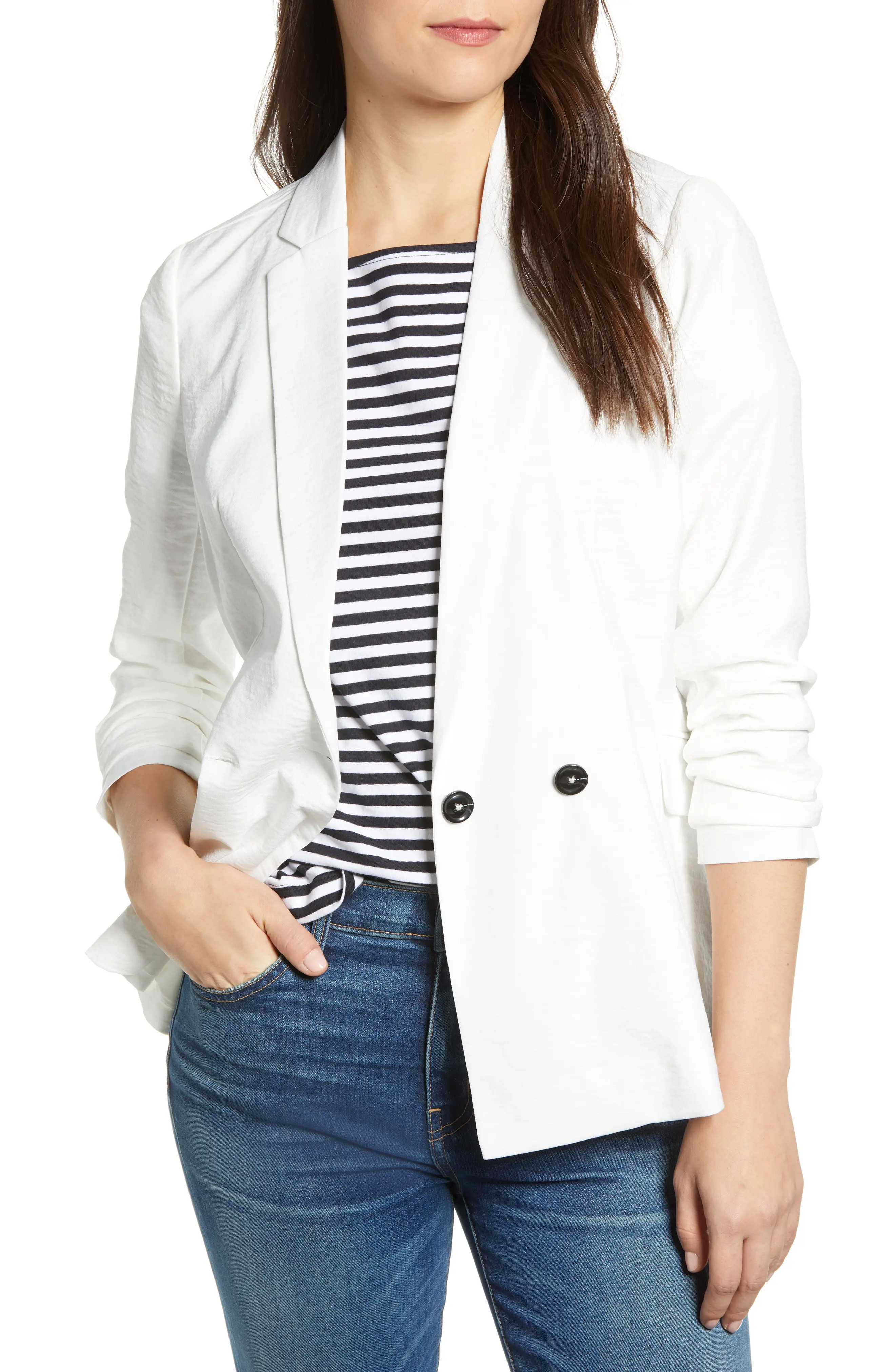 Bobeau Double-Breasted Blazer | Nordstrom