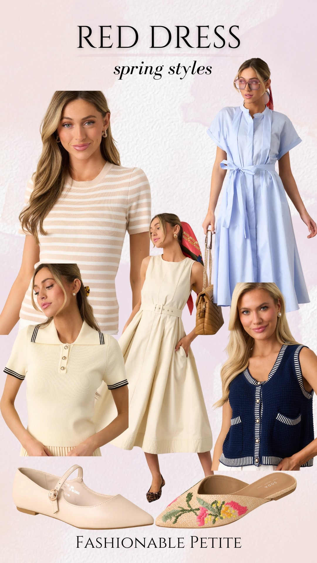 Spring outfits from Red Dress. Lots of light and airy spring dresses.

Spring outfit, dresses, spring style 

#LTKFindsUnder100 #LTKSeasonal