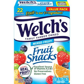 Welch's Mixed Fruit Flavored Fruit Snacks Pouches, 22 ct, 19.8 oz | CVS Health