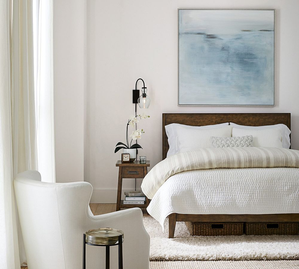 Coastline Mist Framed Canvas Prints | Pottery Barn (US)