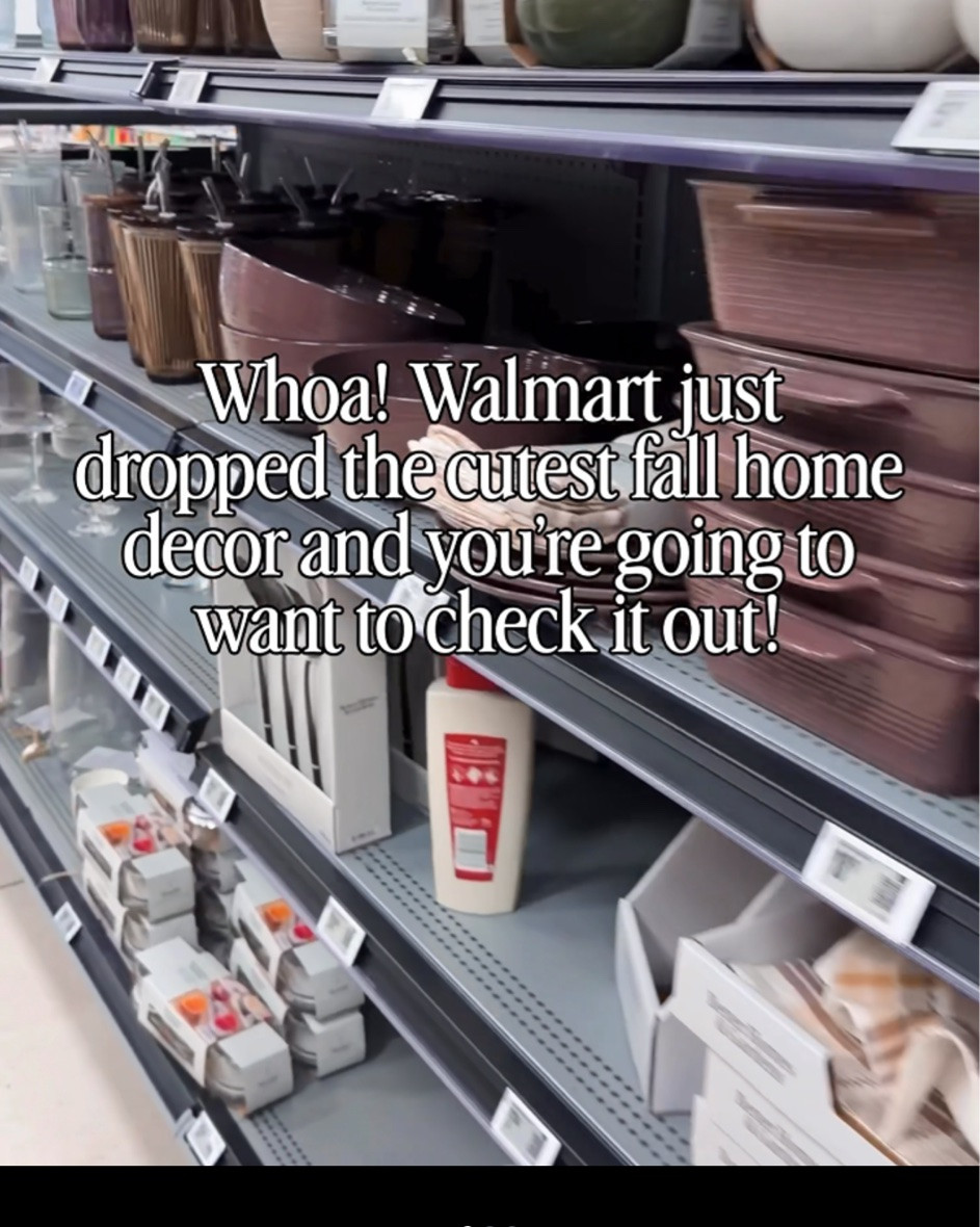 The new Walmart fall decor drop is HERE and it’s about to go VIRAL 🍂✨ Don’t miss out!

Swipe through because every single piece is giving cozy, elevated, and totally worth it. Walmart’s home section keeps outdoing itself and these fall finds are proof. Get them before they sell out!

💬 Comment SHOP and I’ll DM you the direct links!

Which fall find is your favorite? 👀

✨ Follow @styledinasnap_ for more affordable Walmart finds dropping daily!
🛍️ Other Ways to Shop:
• Link in Bio
• Visit my LTK Shop
• DM me or comment for links
• Click links in Stories
• Must be following for DM links to come through

#walmart #walmartstyle

#LTKOver40 #LTKSeasonal #LTKHome
