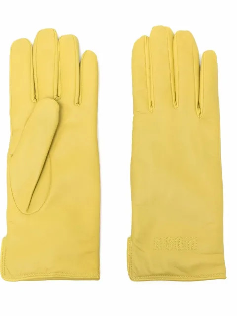 embroidered leather gloves | Farfetch (US)