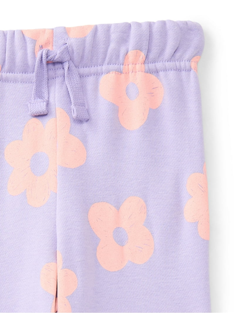 Wonder Nation Toddler Girls Fleece Jogger Pants, Sizes 2T-5T | Walmart (US)