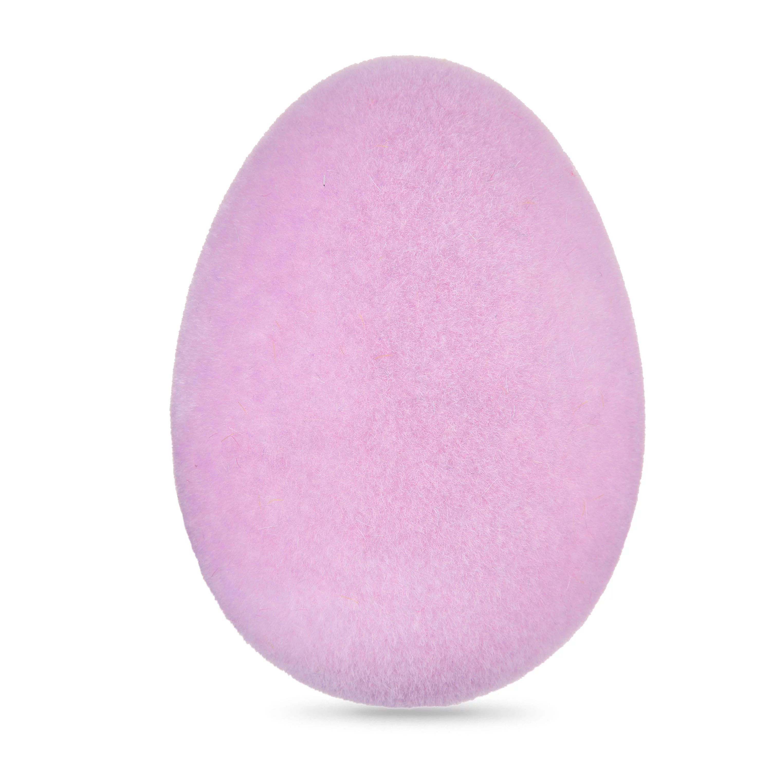 Way To Celebrate Easter 6" Flocked Egg Table Decor, Lilac | Walmart (US)