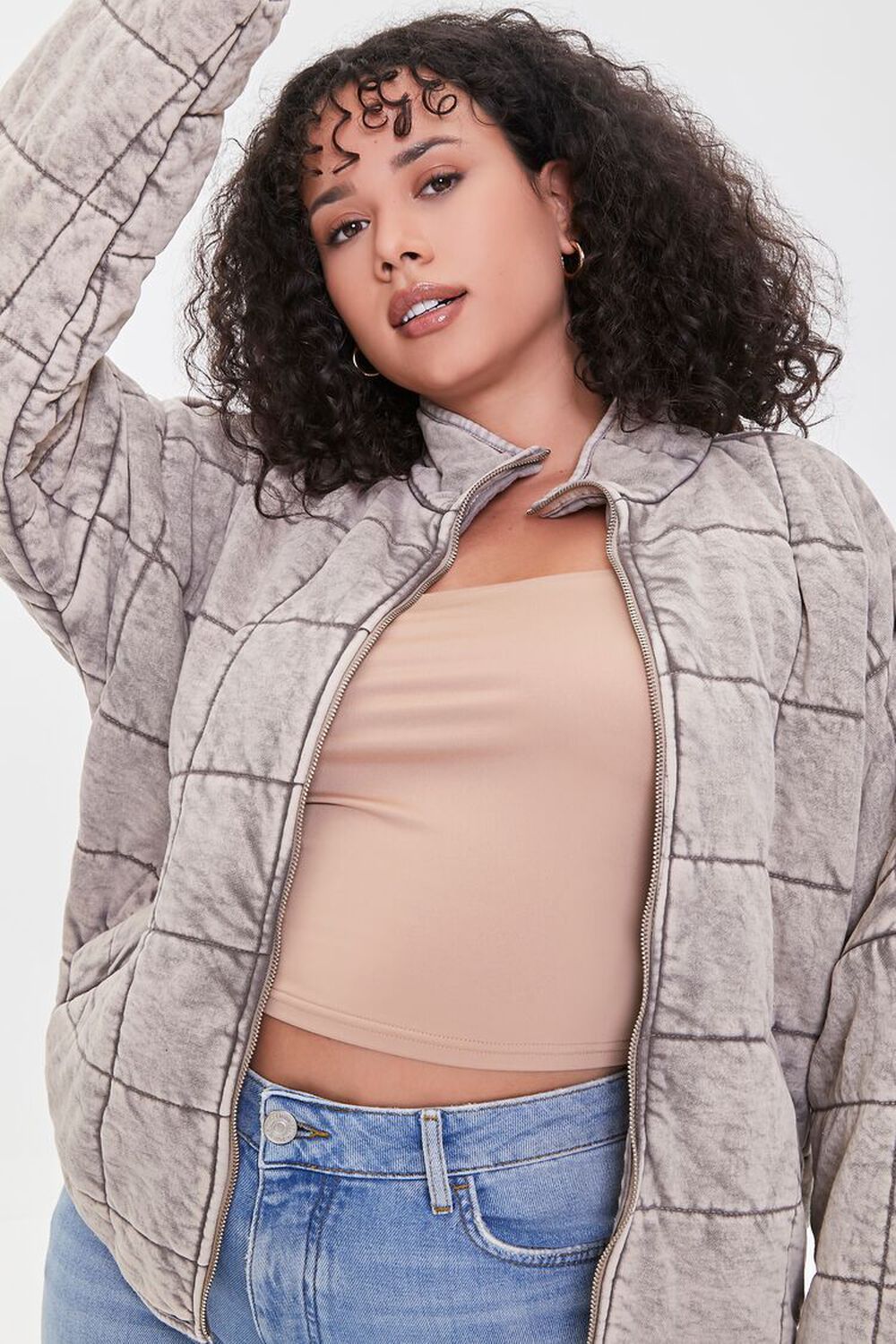 Plus Size Quilted Jacket | Forever 21 (US)