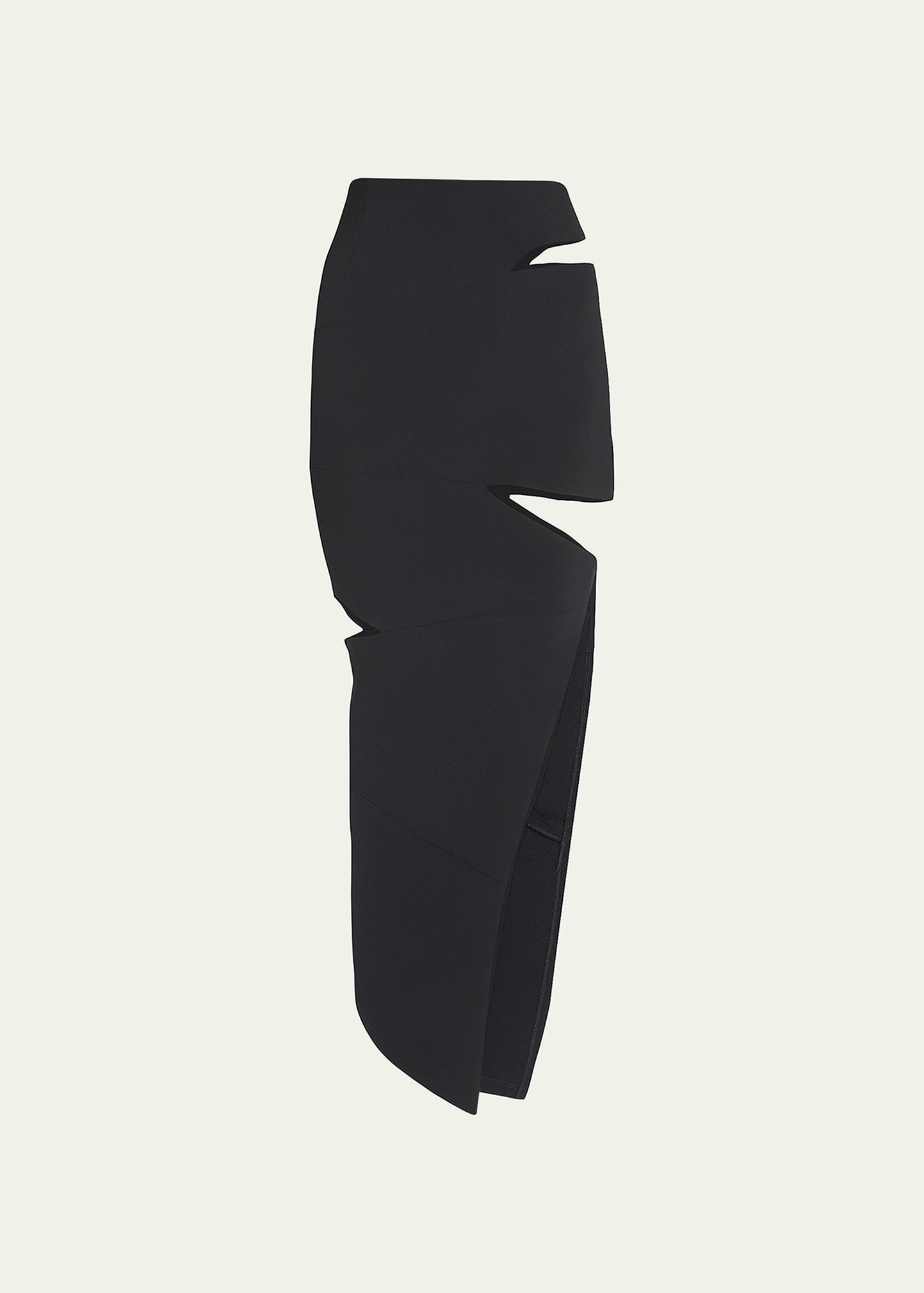 A.W.A.K.E. MODE Asymmetric Cutout Side-Slit Maxi Skirt | Bergdorf Goodman