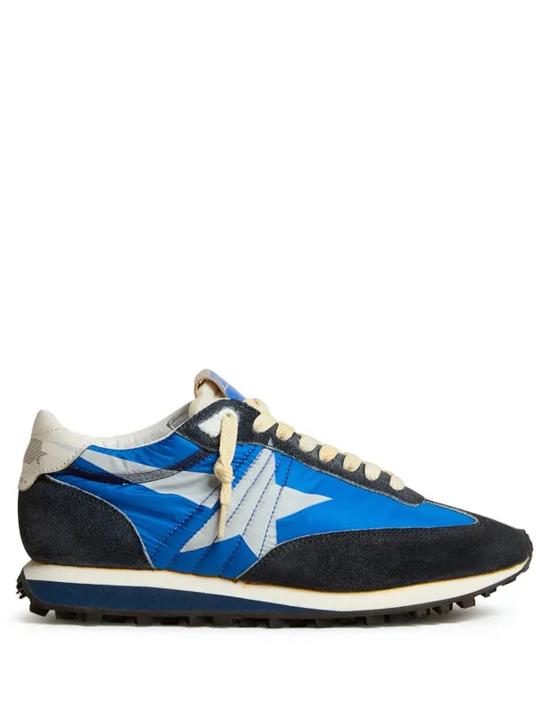Golden Goose Marathon star-print Sneakers | Blue | FARFETCH | Farfetch Global