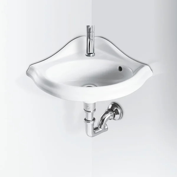 Whitehaus Collection China 15.5'' White Vitreous China Specialty Bathroom Sink with Overflow | Wayfair North America