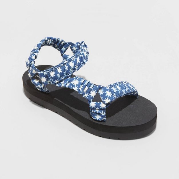 Women's Floris Platform Sport Sandals - Universal Thread™ Blue | Target