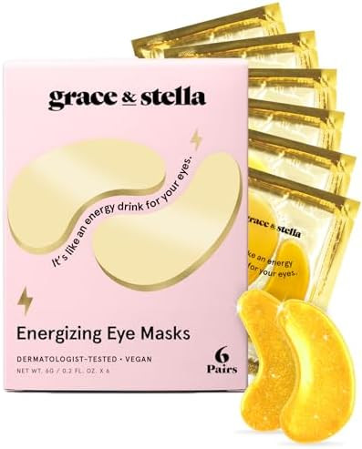 grace & stella Award Winning Under Eye Mask - Xmas Stocking Stuffers under 10, Gel Eye Patches fo... | Amazon (US)