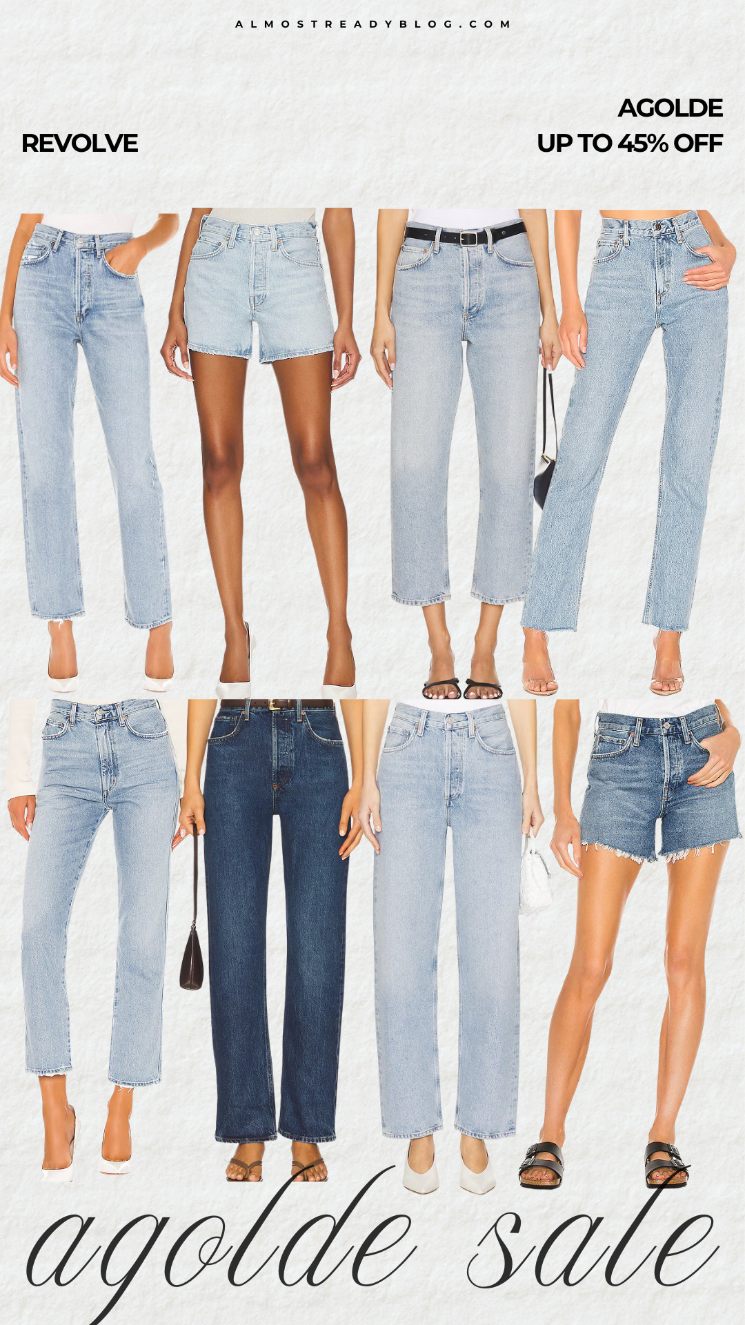 Revolve up to 45% off, Agolde jeans, Agolde sale, Agolde denim shorts, revolve sale, amanda west, almost ready blog. 

 

#LTKSaleAlert