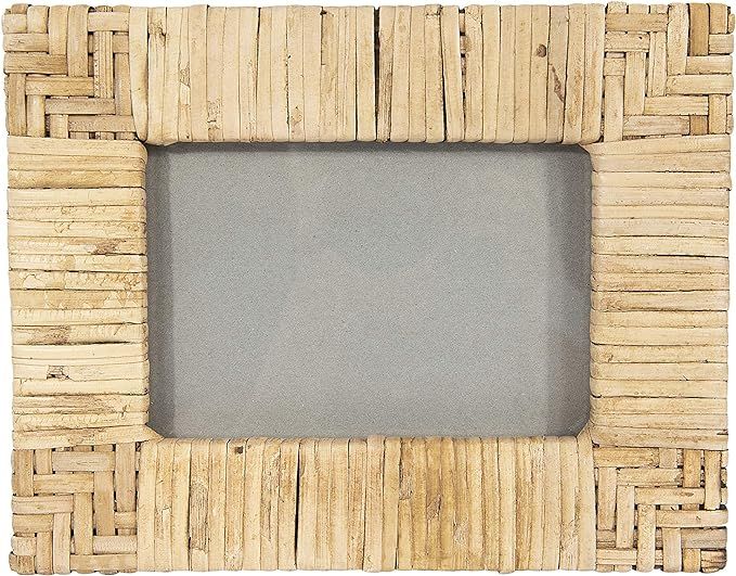 Handwoven Rattan Photo Frame (Holds 4" x 6" Photo) | Amazon (US)