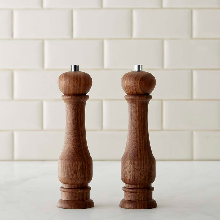 Williams Sonoma FSC Traditional Walnut Salt &amp; Pepper Mill | Williams-Sonoma