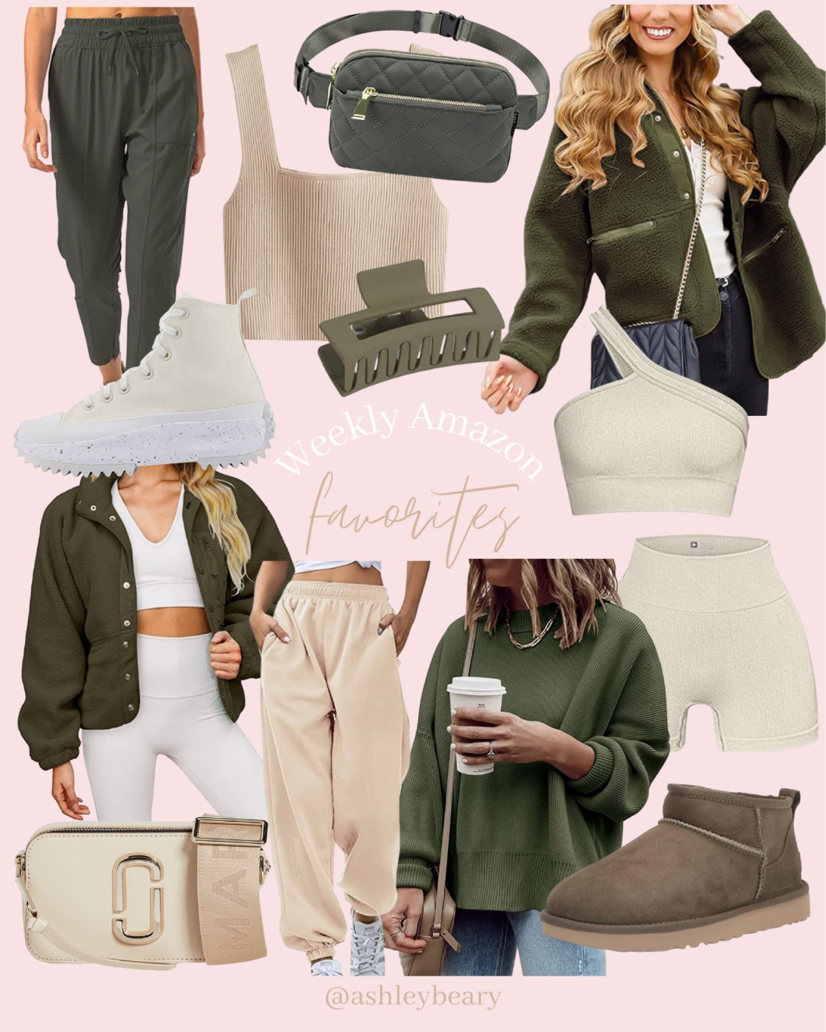 Weekly amazon Fall favorites! Olive green and cream edition 

Fall outfit 
Olive sweater 
Uggs 
Athleisure 
Comfy cozy 

#LTKunder100 #LTKstyletip #LTKSeasonal