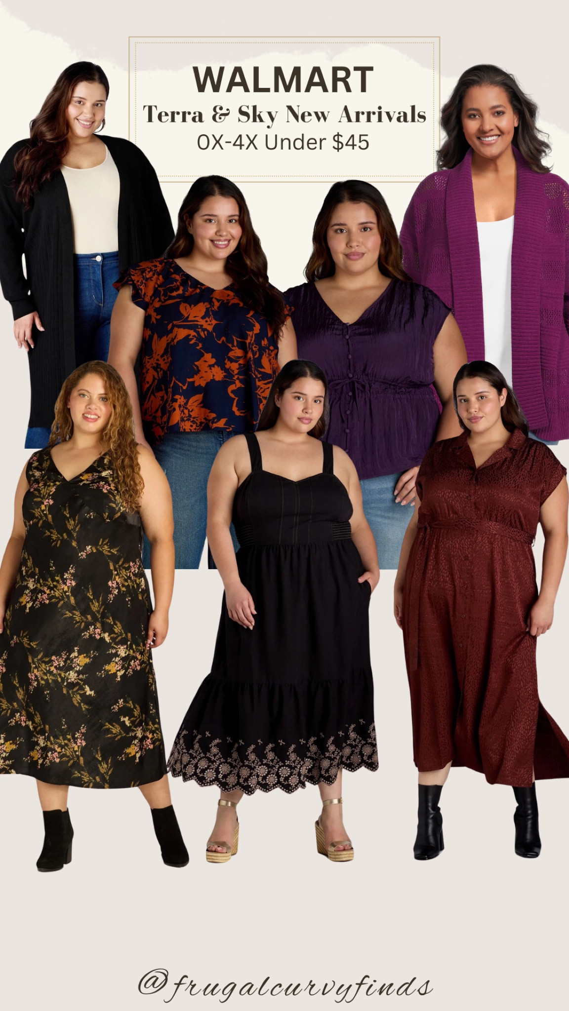 Walmart new arrivals of women’s plus size clothing. Terra and Sky new fall fashion finds. Available in sizes 0X-4X/5X. Everything under $45

Includes; dresses, cardigans, sweaters, tops, skirts and jackets



#LTKFindsUnder50 #LTKPlusSize #LTKStyleTip