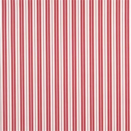Designer Fabrics B462 54 in. Wide Red, Ticking Striped Indoor & Outdoor Marine Scotchgard Acrylic... | Walmart (US)