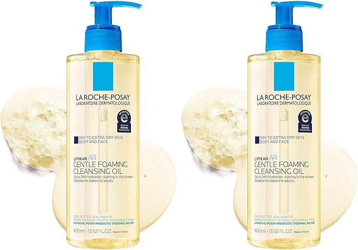 La Roche-Posay Lipikar AP+ Gentle Foaming Cleansing Oil, Gentle Oil Cleanser for Face and Body Fo... | Amazon (US)