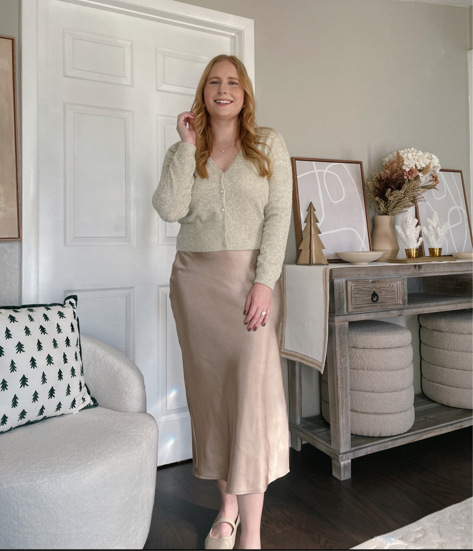 Family Photos
Holiday Outfit
Holiday Style
Christmas Outfit
Textured cardigan
Slip skirt 


#LTKSeasonal #LTKHoliday #LTKfindsunder50