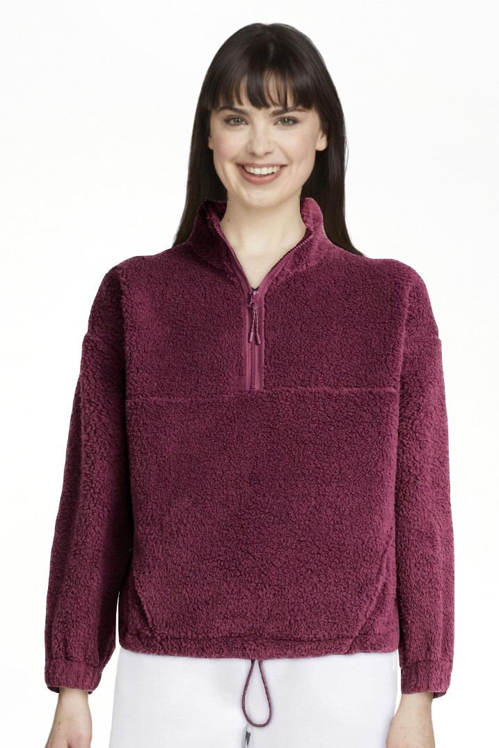 No Boundaries Plush Half-Zip Pullover, Women's | Walmart (US)
