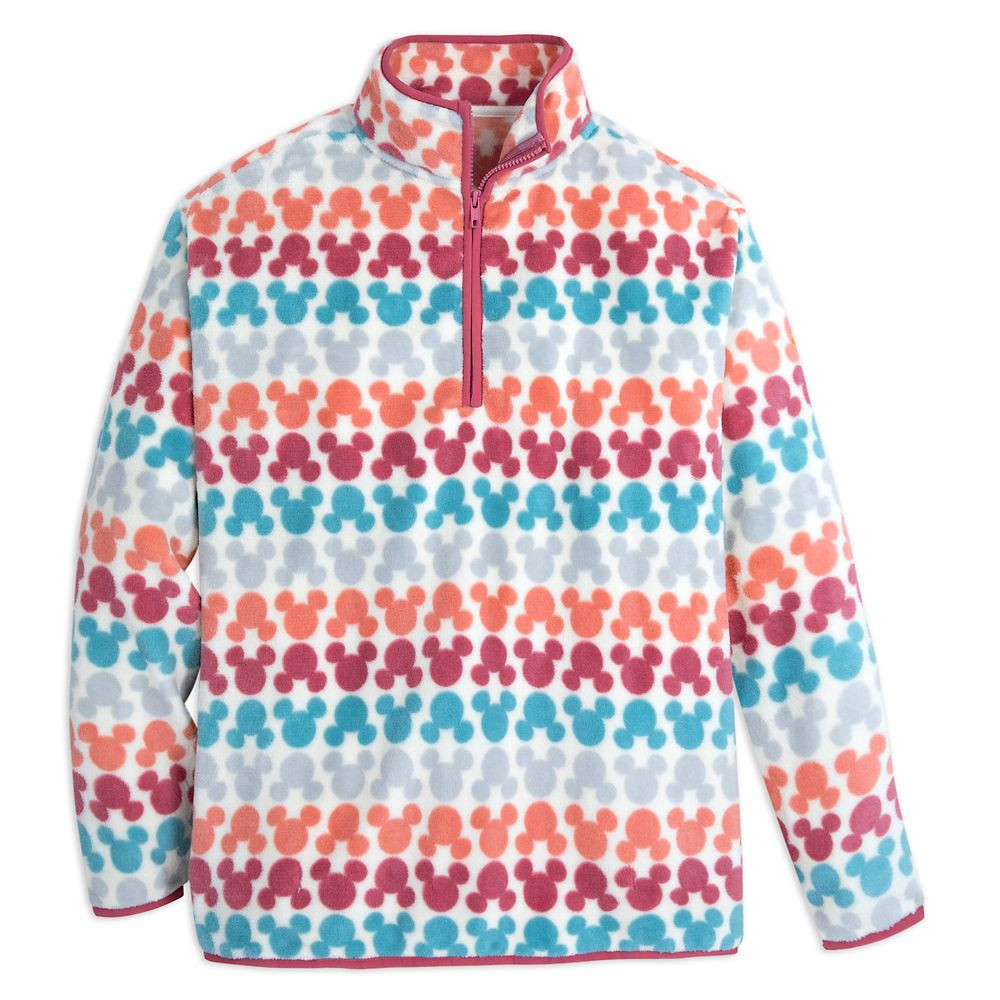 Mickey Mouse Icon 1/4 Zip Fleece Jacket for Women | Disney Store | Disney Store