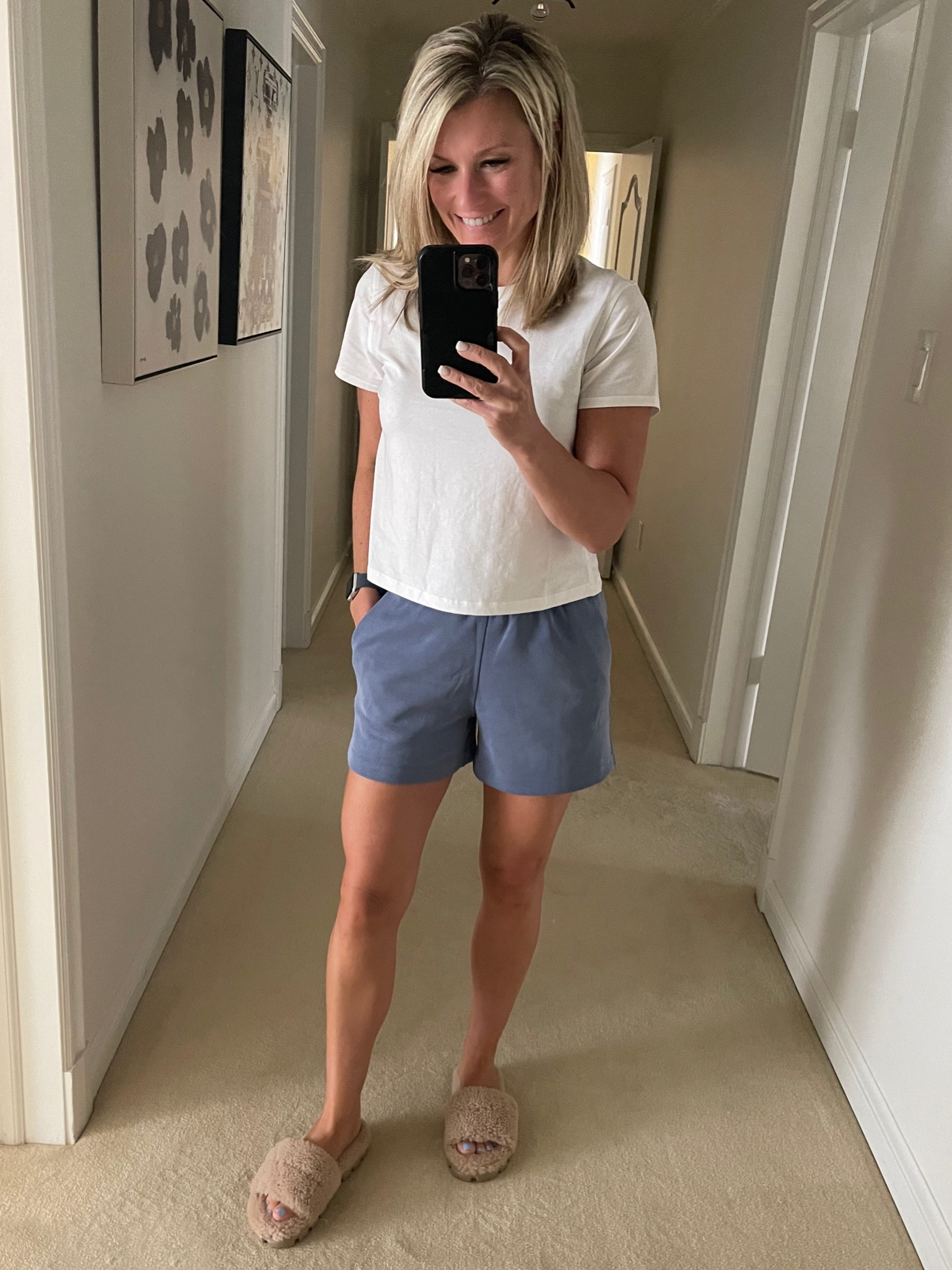 A comfy look that is perfect for staying in or running errands! Shorts come in 7 colors! Wearing a size 6 in both the top and bottom! P.S. These slippers are currently on sale!

Fit4Janine, Nordstrom Anniversary Sale, Lululemon, Athleisure 

#LTKSaleAlert #LTKStyleTip #LTKxNSale