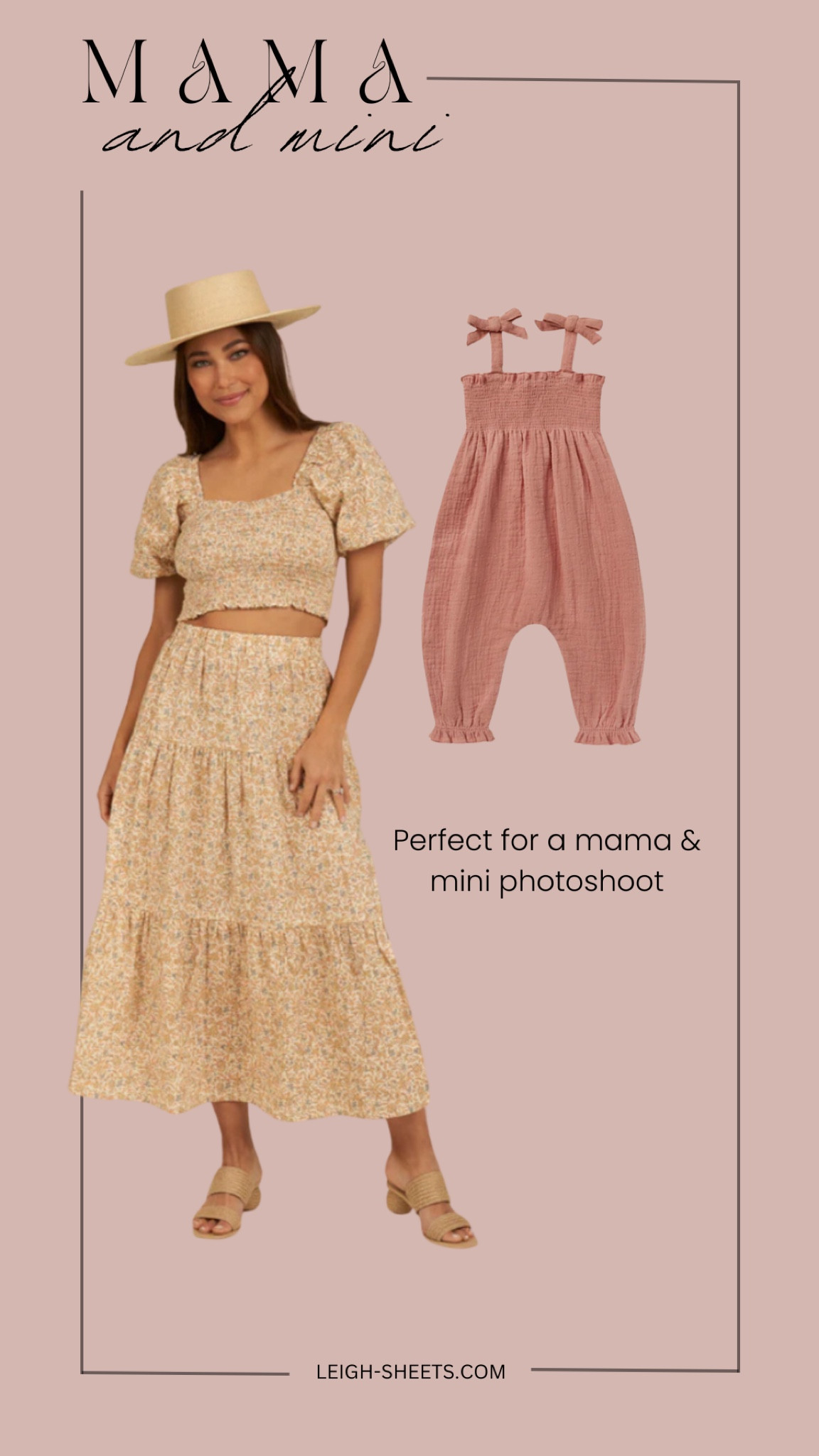 Mama and mini outfit for a photoshoot 

#LTKfamily #LTKkids #LTKfindsunder100