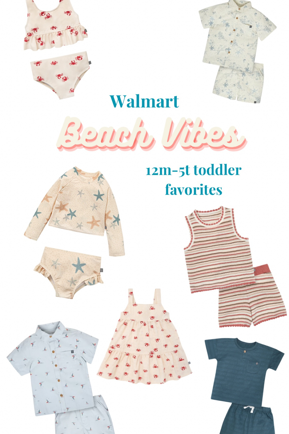 Okay Walmart these are so cute! Love all the beach vibes ✨