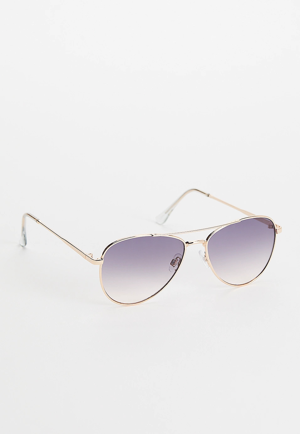 Gray Lense Aviator Sunglasses | Maurices