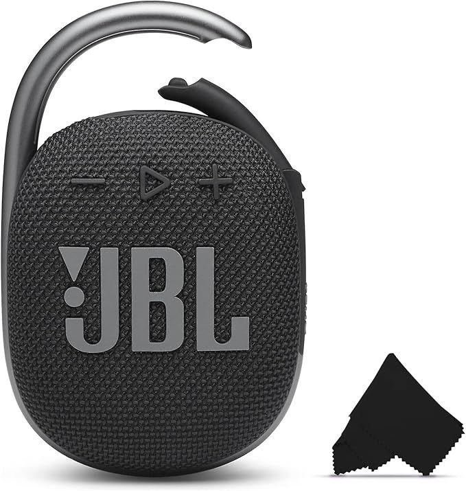 JBL Clip 4 Shower Speaker | Waterproof Bluetooth Speaker | Includes JBL Clip 4 Bluetooth Portable... | Amazon (US)