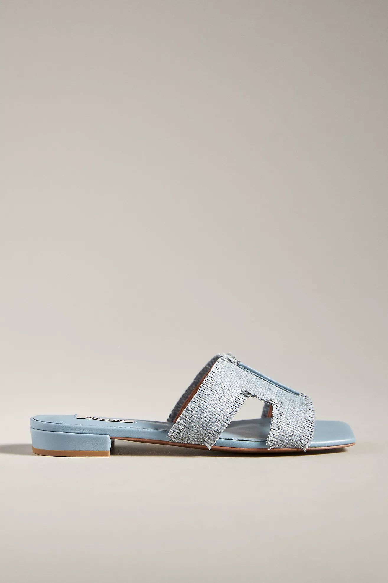 Bibi Lou Raffia Slide Sandals | Anthropologie (US)