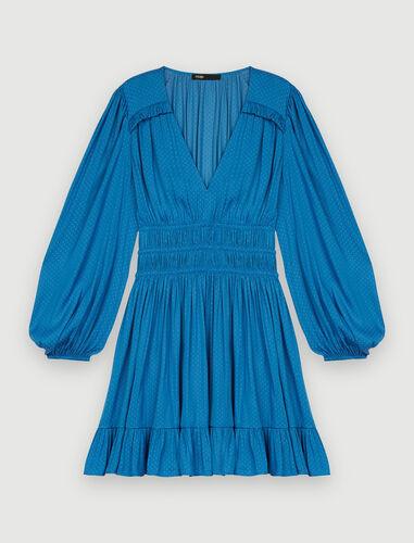 Short silky dress | Maje US