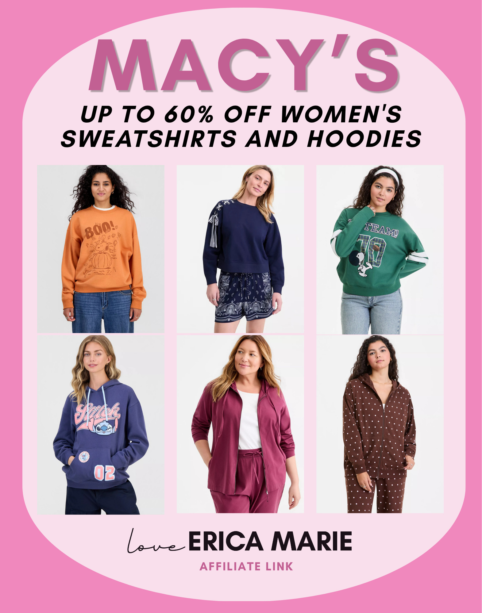 Perfect for cozy morning coffee runs! Stay warm and stylish in these pretty sweatshirts and hoodies for up to 60% 0ff. 

 #LTKSaleAlert