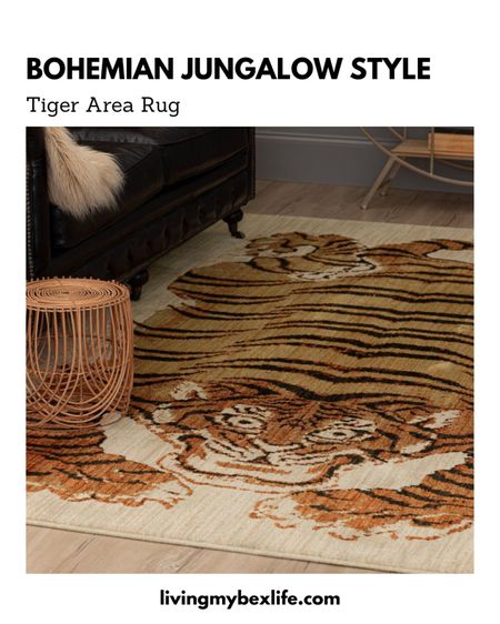 Jungalow style boho area rug | tiger accent rug Amazon home find target home decor 

#LTKGiftGuide #LTKU #LTKhome