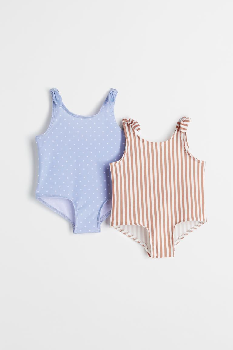 2-pack Patterned Swimsuits | H&M (US + CA)
