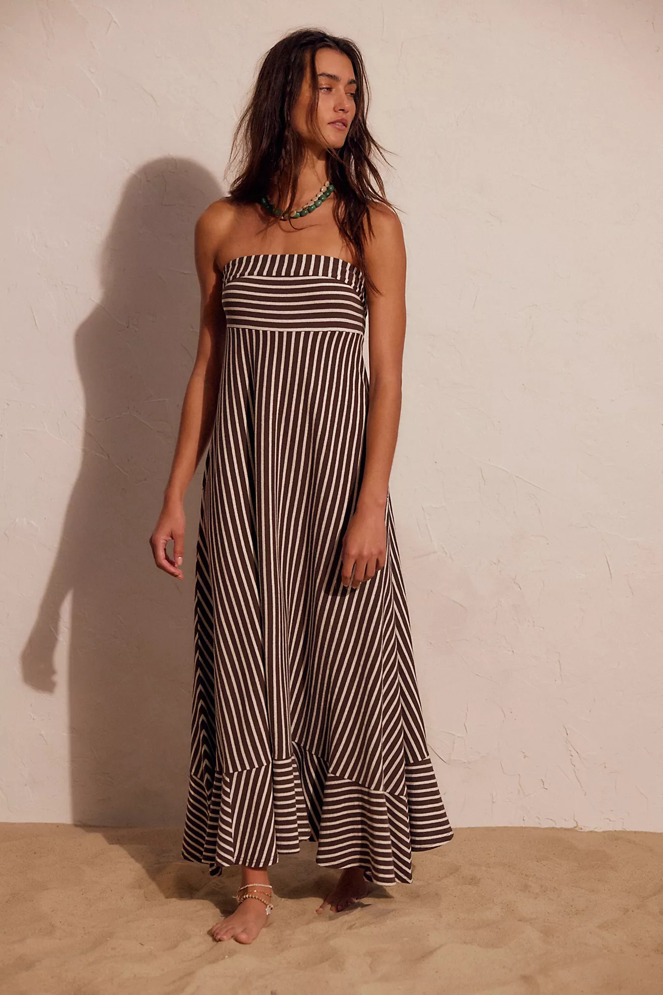Sadie Striped Midi Dress | Free People (Global - UK&FR Excluded)