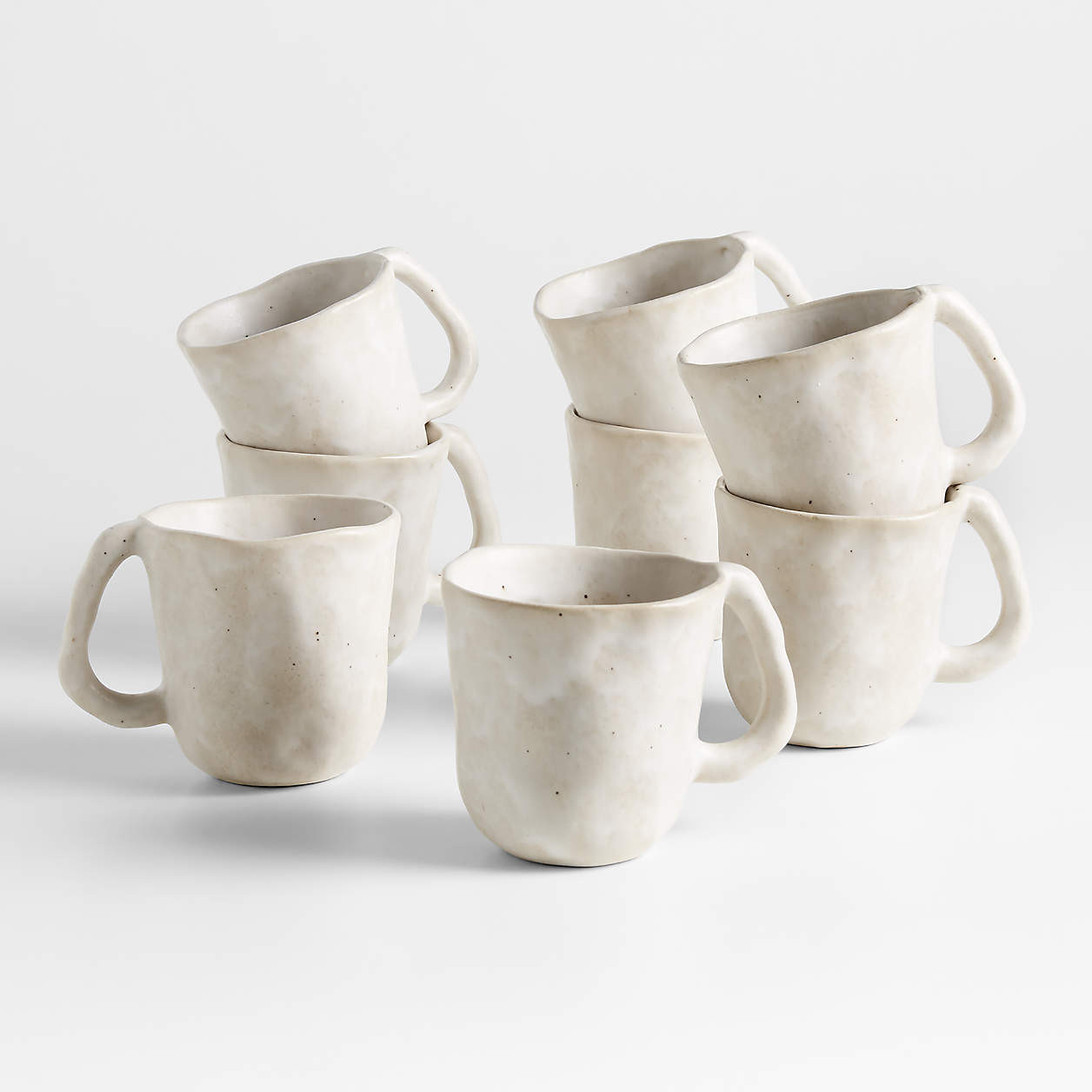 Kiln 11-oz. Mugs by Leanne Ford, Set of 8 + Reviews | Crate & Barrel | Crate & Barrel