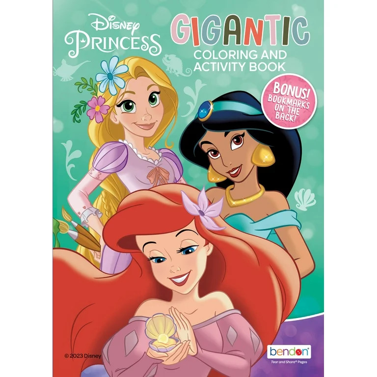 Disney Princess 224 Page Gigantic Coloring Book, Paperback - Walmart.com | Walmart (US)