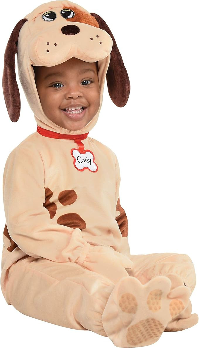 Party City Pound Puppies Halloween Costume for Babies, Includes Jumpsuit with Attached Tail and H... | Amazon (US)